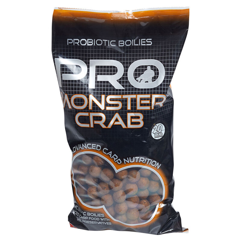 Bouillettes Starbaits Pro Monstercrab Boilie 20mm - Denses | Pacific Pêche