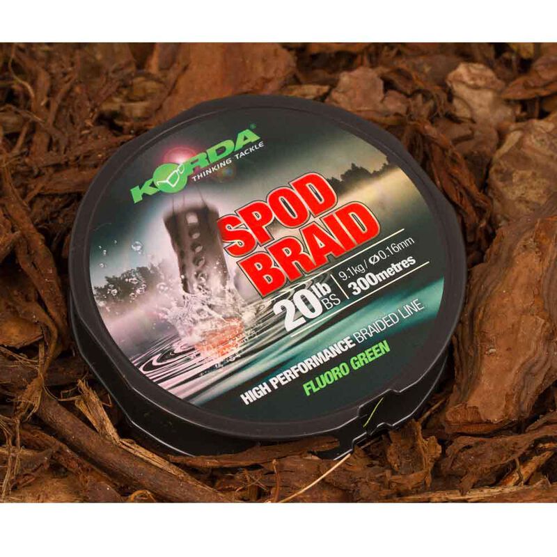 Tresse carpe korda spod braid 20lbs 0.16mm 300m - Tresse | Pacific P&ecirc;che