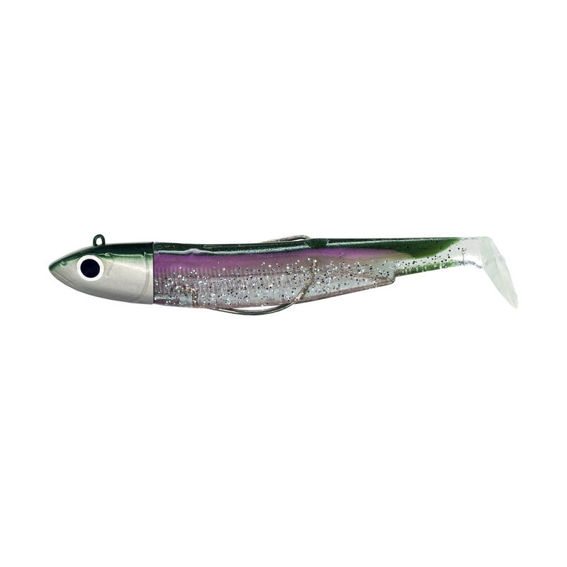 Leurre souple mont&eacute; fiiish black minnow 90 off shore 9 cm 10 g green morning - Leurres souples | Pacific P&ecirc;che