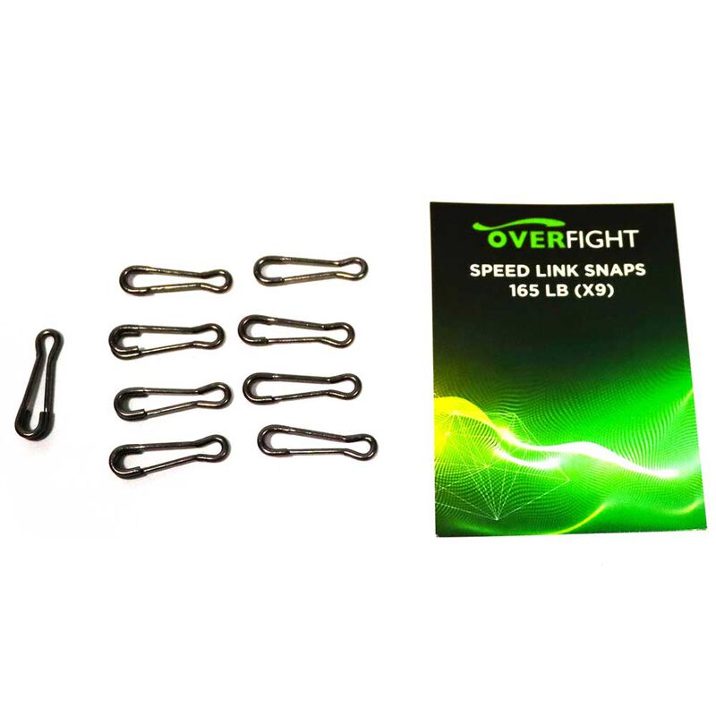 Agrafe Overfight Speed Link Snap (x9) - Agrafes | Pacific Pêche