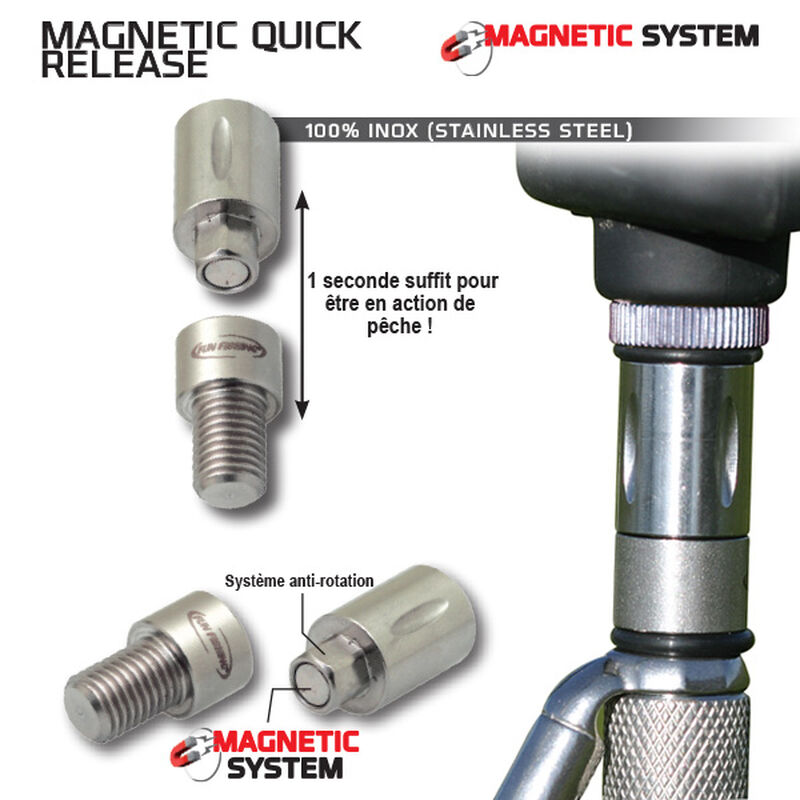 Accessoire de Détecteurs Fun Fishing Magnetic Quick Release - Accessoires de détecteurs | Pacific Pêche