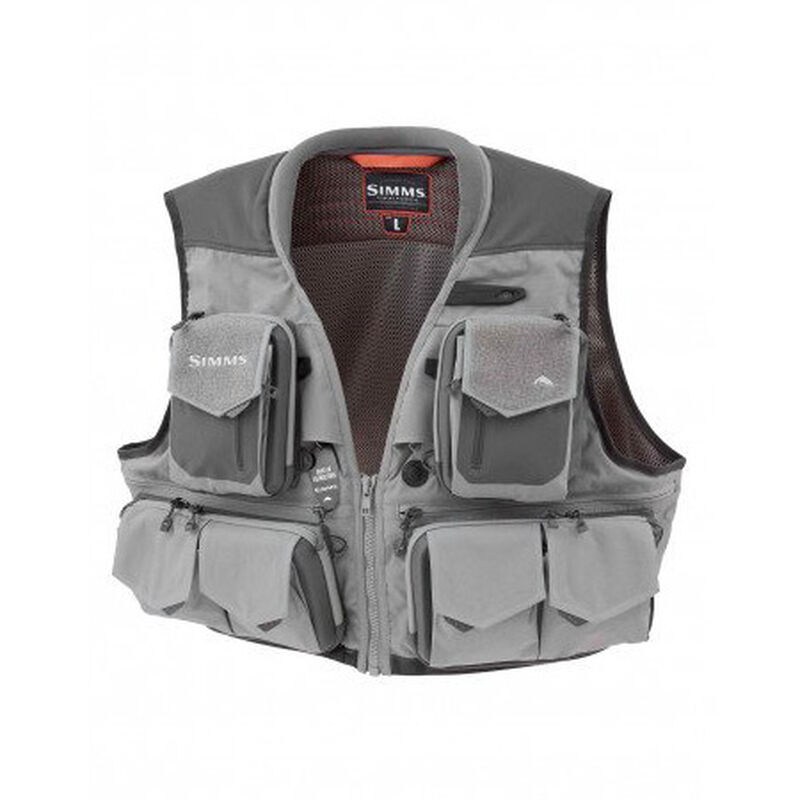 Veste Simms G3 Guide Vest Steel - Vestes/Gilets | Pacific P&ecirc;che