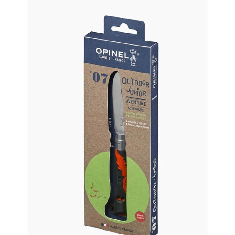 Couteau Opinel N°07 Outdoor Junior Kaki Orange - Goodies/Gadgets | Pacific Pêche
