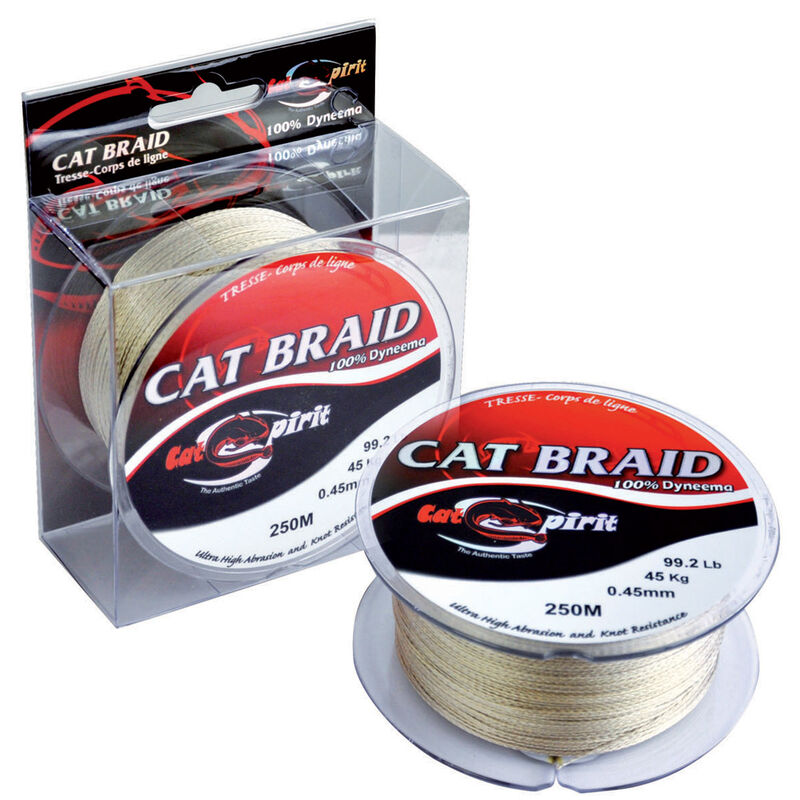 Tresse silure cat spirit cat braid 250m - Tresses | Pacific P&ecirc;che