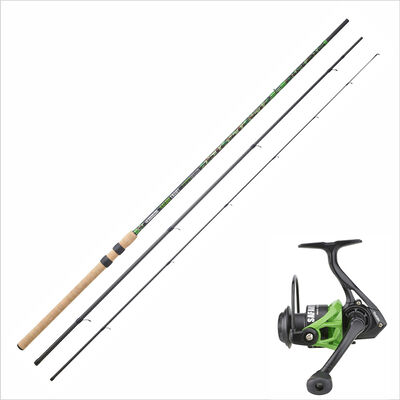Ensemble GARBOLINO Canne Safari Trout Nymphe & Toc 3m60 + Moulinet Safari Spin 101FD - Canne + moulinet | Pacific Pêche