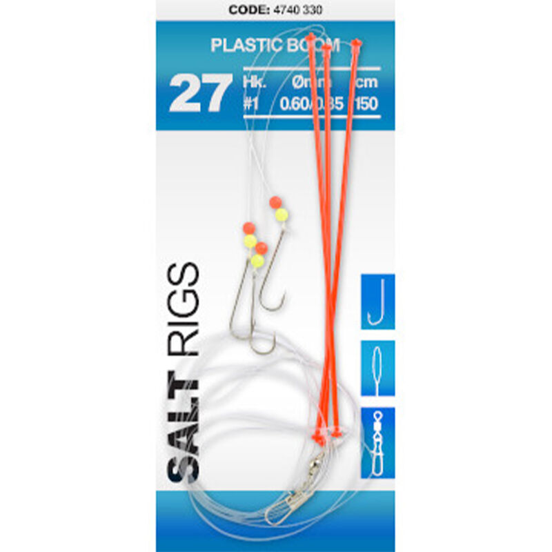 Bas de Ligne SPRO Salt Rig Plastic Boom - Bas de Lignes / Lignes Montées | Pacific Pêche