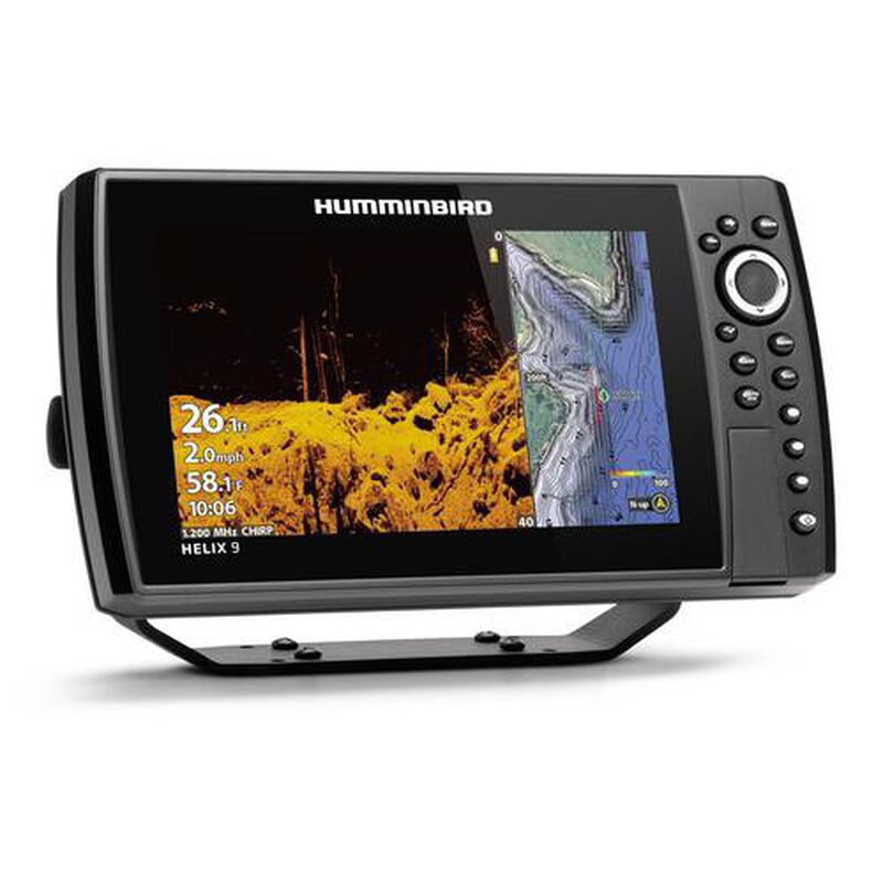 Combiné Sondeur Humminbird Hélix 9 G4N Chirp Mega DI+ avec Sonde TA et Temp - Sondeurs | Pacific Pêche