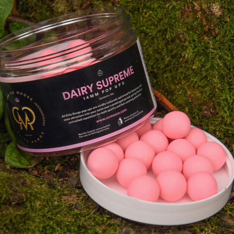 Bouillettes flottantes carpe cc moore elite pop dairy supreme washed out pink - Flottantes | Pacific P&ecirc;che