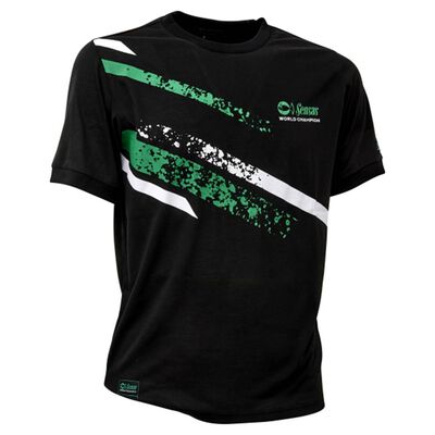 T-Shirt  Sensas Stripes Black - T-shirts manches courtes | Pacific P&ecirc;che