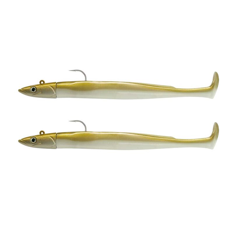 2 leurres souples montés Fiiish Double Combo crazy paddle Tail 12cm off shore 15g - Leurres souples | Pacific Pêche