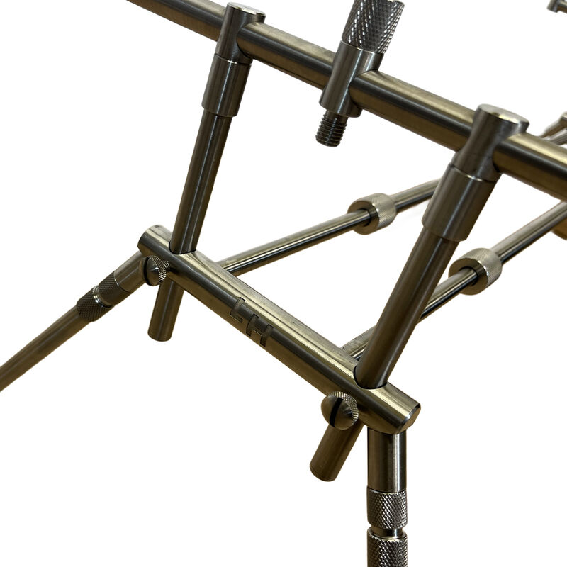 Rod Pod Hoogendijk Black Diamond Stainless Steel 3 Cannes - Rod Pod | Pacific P&ecirc;che