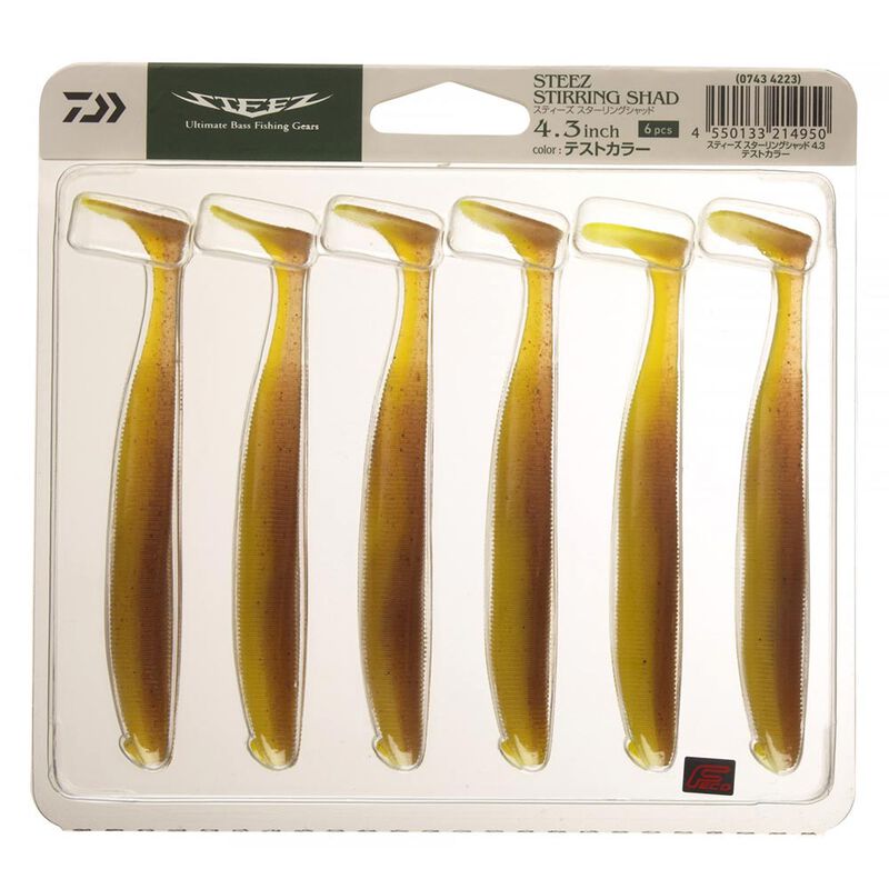 Leurre Souple Shad Daiwa Steez Stirring Shad 11cm (x6) - Shads | Pacific P&ecirc;che