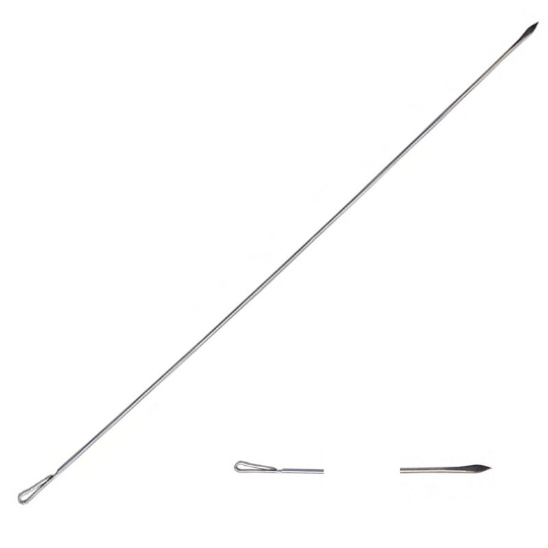 Aiguille inox à locher (à vif) flashmer16cm (x2) - Aiguilles | Pacific Pêche