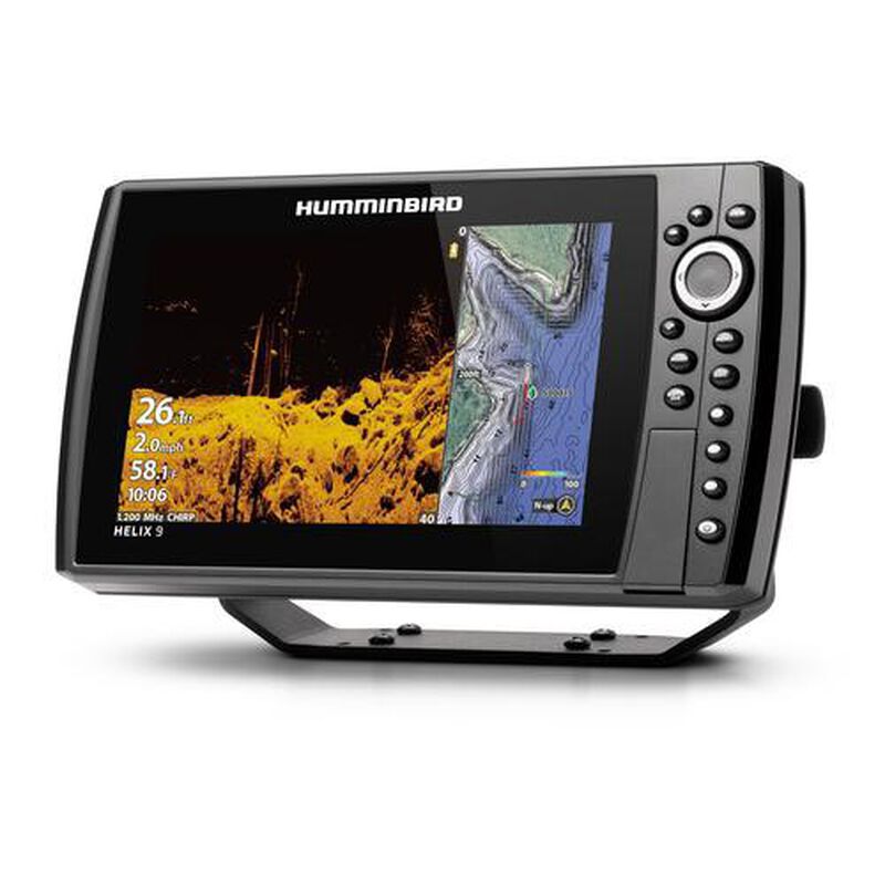 Combiné Sondeur Humminbird Hélix 9 G4N Chirp Mega DI+ avec Sonde TA et Temp - Sondeurs | Pacific Pêche