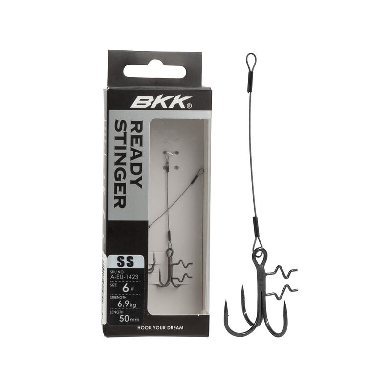 Stinger BKK Assist Spear SS Ready Stinger 7x7 Wire Taille #6 (x2) - Stingers | Pacific P&ecirc;che