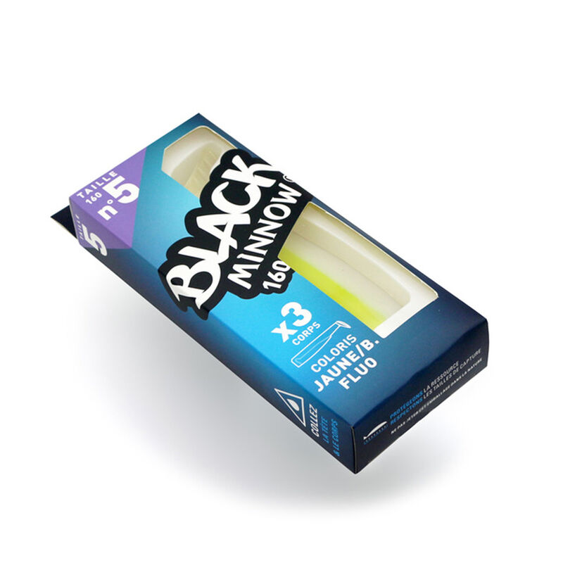 Leurre souple fiiish corps black minnow 160 16cm (x3) - Leurres souples | Pacific Pêche