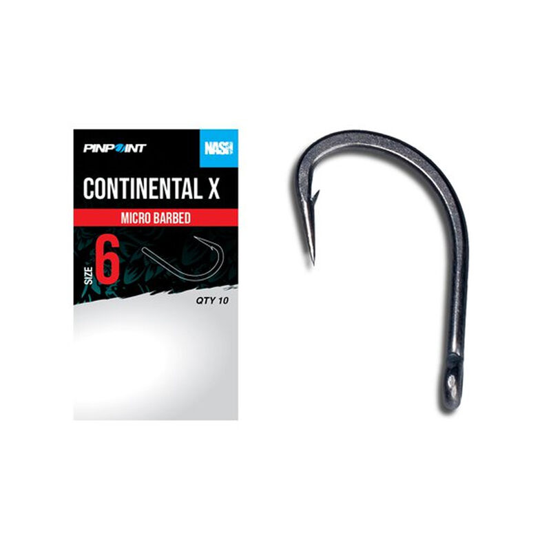 Hameçons Nash Continental X - Gamme Pinpoint - Hameçons | Pacific Pêche