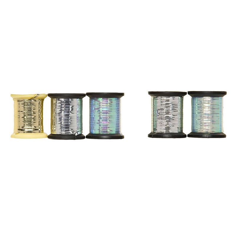 Fly tying tinsel medium double face argent or - Fils/Tinsels | Pacific Pêche