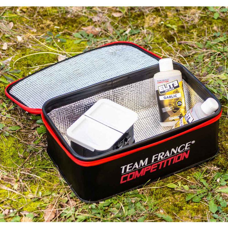 Trousse à appâts isotherme team france competition 36x23x13 - Noel des marques | Pacific Pêche