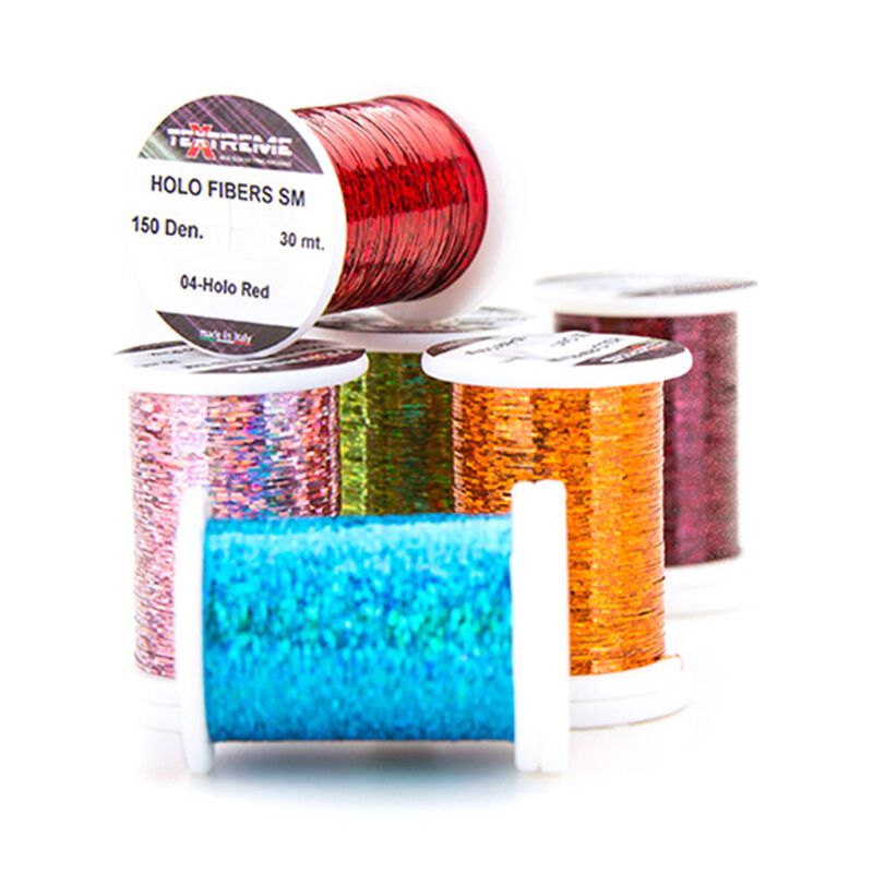 Fil Plat Textreme Holo Fibers Sm 150 Den. 30 Mètres - Fils/Tinsels | Pacific Pêche