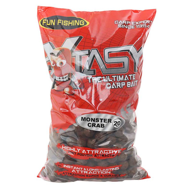 Bouillettes funfishing extasy monster crab 4kg 20mm - Bouillettes | Pacific Pêche