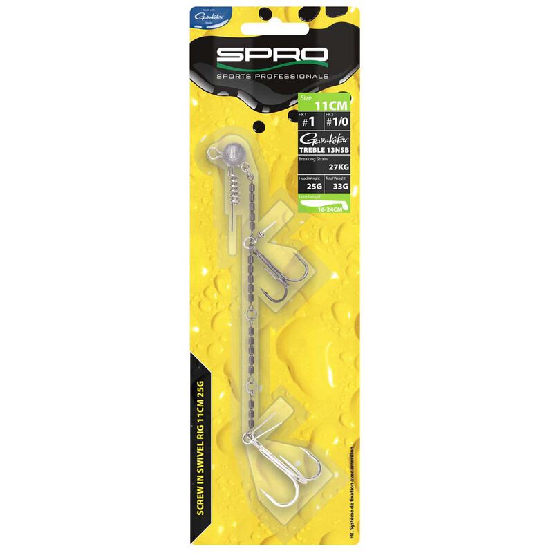 Stinger Spro Screw in 360 Rig 5,5cm - Stingers | Pacific P&ecirc;che