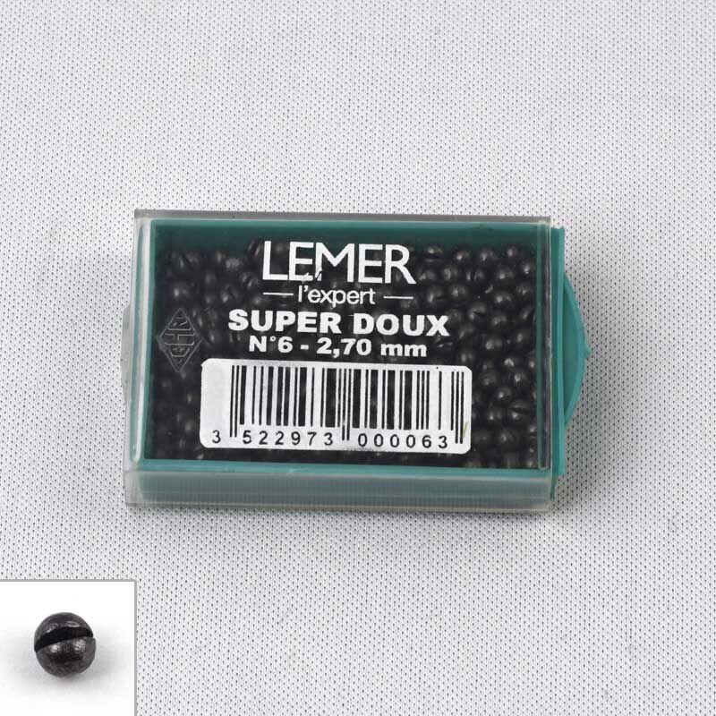 Recharge de plombs fendus super doux lemer (boite de 30 g) - Plombs | Pacific P&ecirc;che