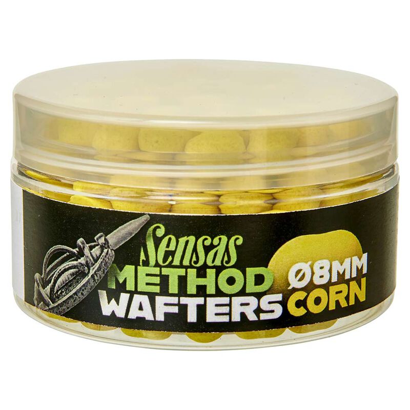 Wafters Sensas 8 mm Corn 45 g - Dumbells / Bouillettes | Pacific P&ecirc;che