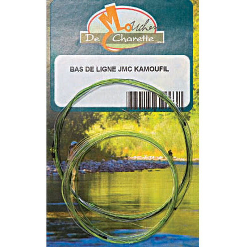 Bas de ligne mouche jmc kamoufil evolution 5m - A Noeuds | Pacific Pêche