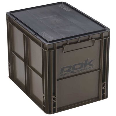Boite de Rangement Rok Crate 433 Verte Kit Caisse + Couvercle - Boîtes | Pacific Pêche