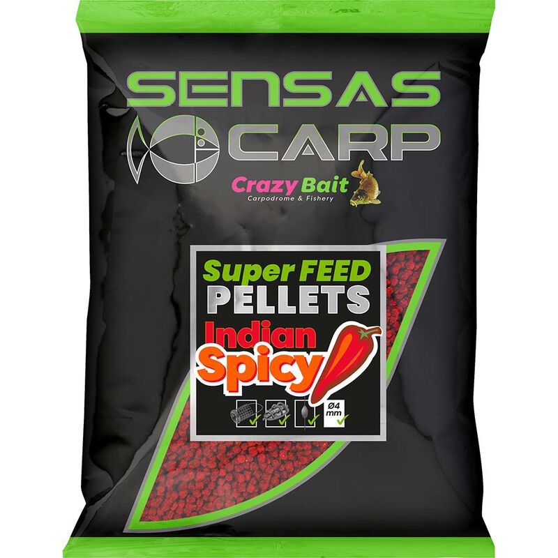 Pellet Sensas Super Feed Indian Spicy 650 g - Pellets | Pacific P&ecirc;che
