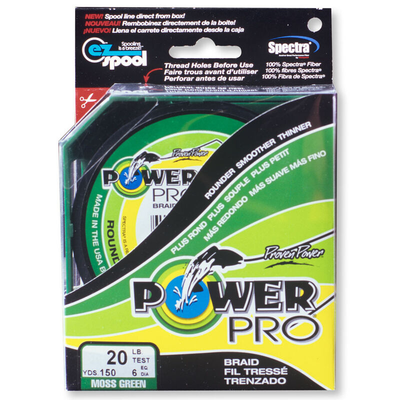 Tresse power pro verte 135m - Tresses | Pacific P&ecirc;che