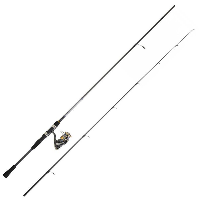 Ensemble spinning Daiwa LAGUNA SP 802 HFSCF 2.40m 14-42g + Moulinet Laguna 20LT 4000CXH - Packs et ensembles | Pacific P&ecirc;che