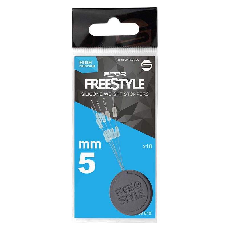 Stop-fil Spro freestyle silicone 5mm - Perles et stop float | Pacific P&ecirc;che