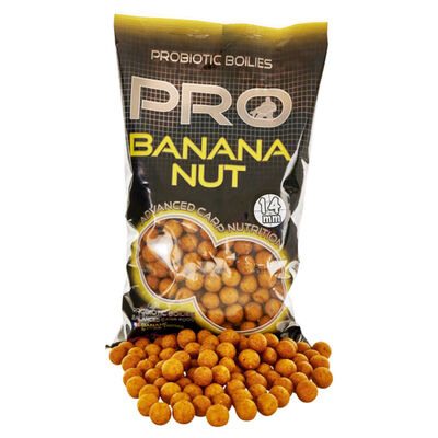 Bouillettes Starbaits Pro Banana Nut 14 mm - Denses | Pacific Pêche