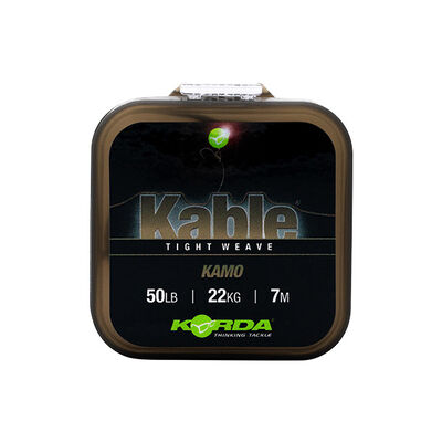 Leadcore Korda Kable Tight Weave 7m Kamo - Leadcore | Pacific Pêche