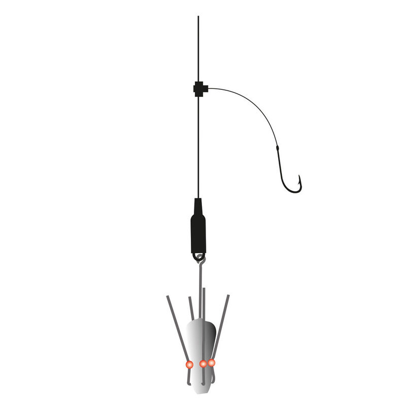 Attache gainée flashmer en inox - Agrafes | Pacific Pêche