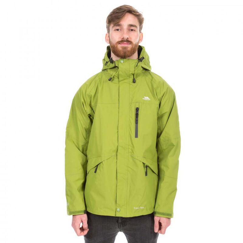 Veste impermeable homme trespass corvo jacket cedar green - V&ecirc;tements | Pacific P&ecirc;che