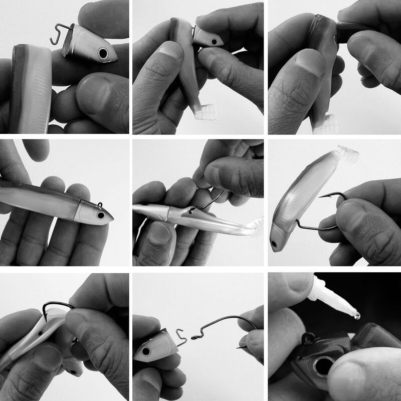 Hameçons texan fiiish krog premium vmc black minnow 70 (x4) - Leurres Souples | Pacific Pêche