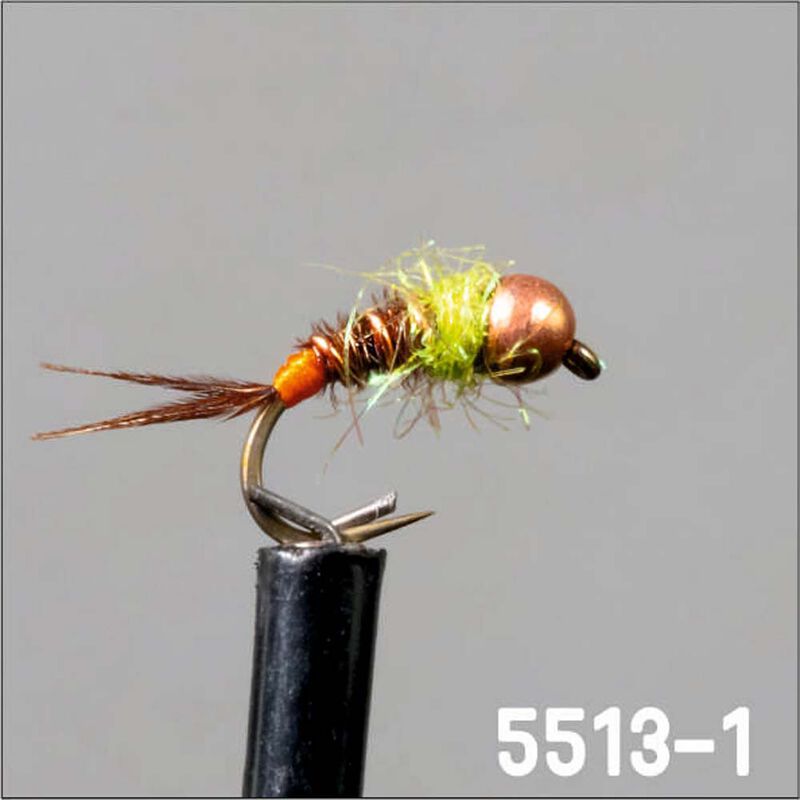 Set Nymphe Garbolino x4 - moyennes et grandes rivières / eaux teintées - Nymphes | Pacific Pêche