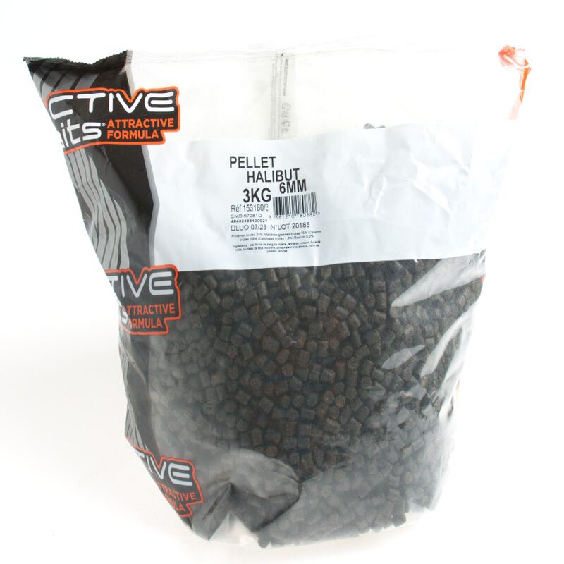 Pellets coup active baits halibut 3kg - Pellets | Pacific P&ecirc;che