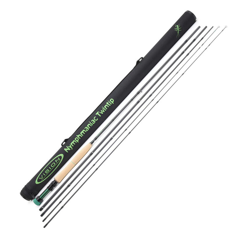 Canne Vision Nymphmaniac Twintip Cork 10'3", Soie de #3 - Cannes | Pacific Pêche