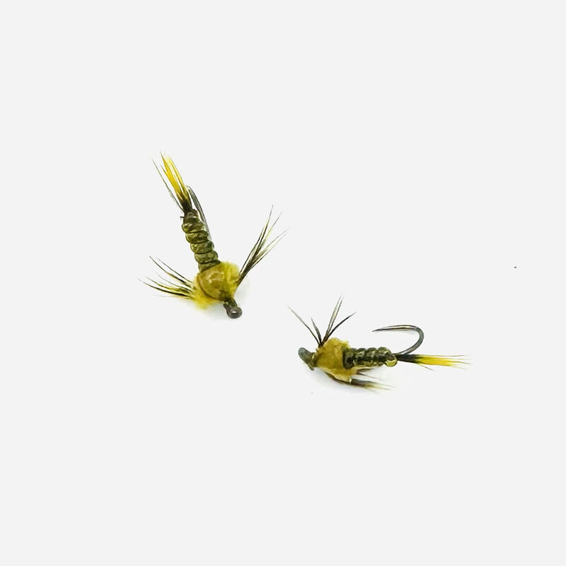 Kit 3 Mouches Silverstone Nymphes Absolut Olive H14 - Nymphes | Pacific Pêche