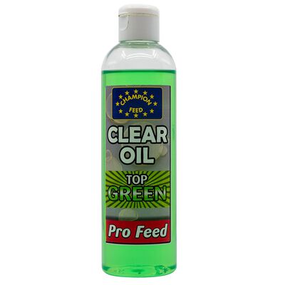 Huile Champion Feed Clear Oil Top Green 250ml - Appâts / amorces | Pacific Pêche
