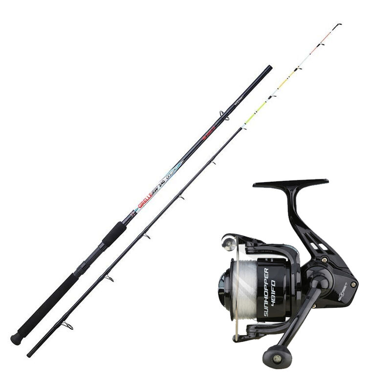 Ensemble Sunset Girelle SW 1.80m, 60-120g + Moulinet Sunhopper SWF 501 Fd - Packs et ensembles | Pacific Pêche