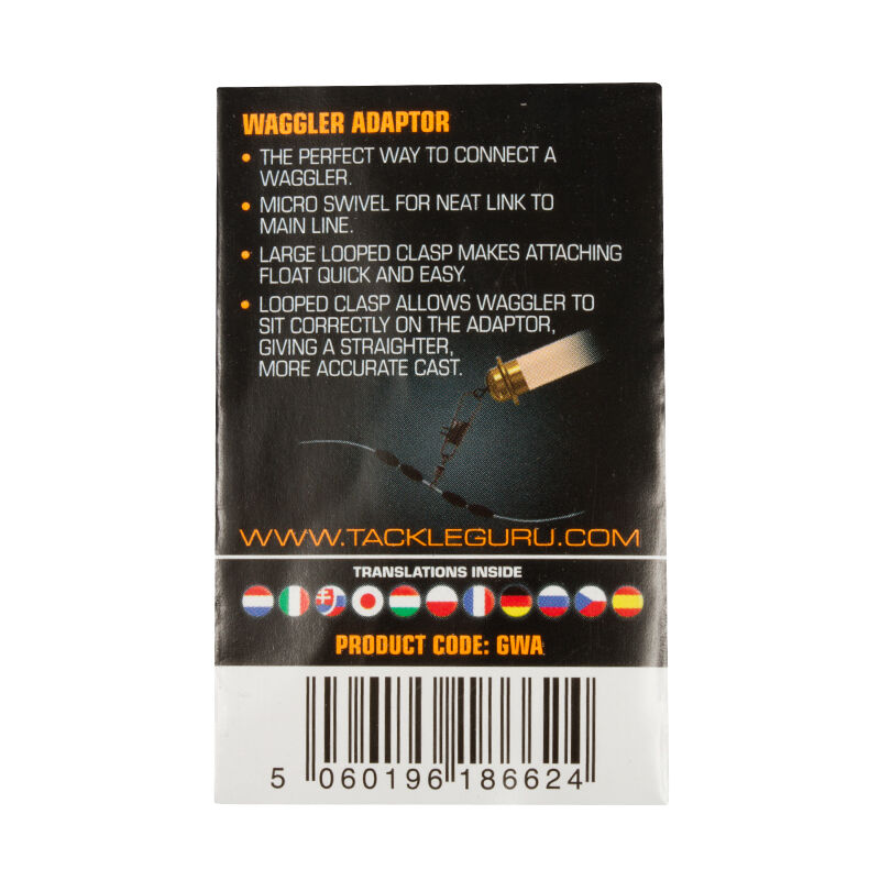 Emerillons à agrafe coup guru waggler adaptors (x10) - Acc. de montage feeder | Pacific Pêche