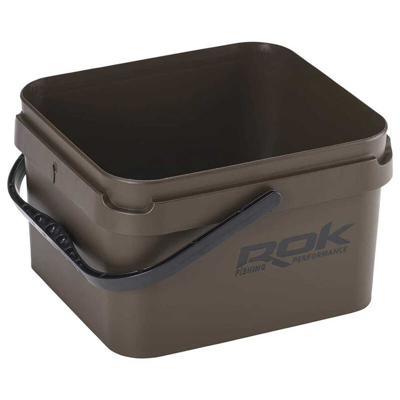 Seau Rok 10L Green Square Bucket avec couvercle - Seaux | Pacific P&ecirc;che