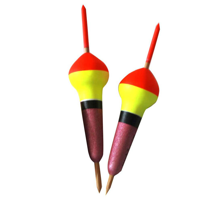 Flotteur carnassier redfish toulousain eco fendu (x2) - Flotteurs / Bulles | Pacific P&ecirc;che