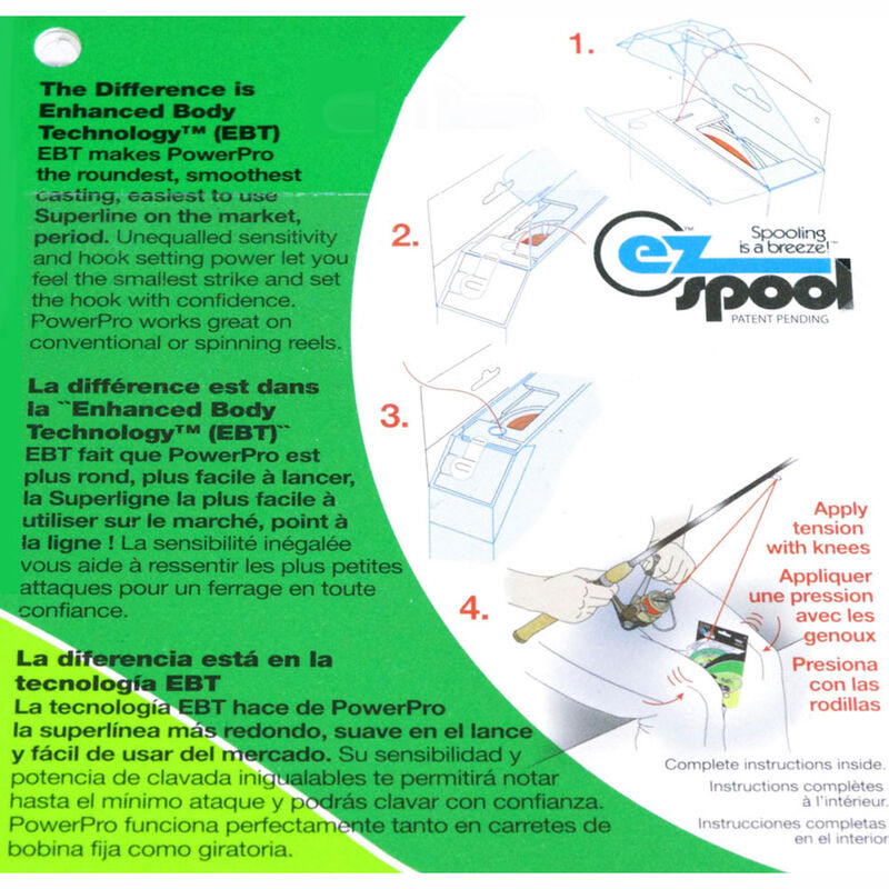 Tresse power pro rouge 455m - Tresses | Pacific Pêche