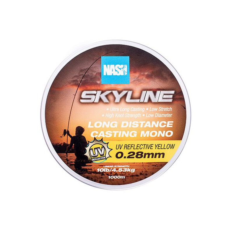Monofilament Nash Skyline Mono UV Yellow - Monofilament | Pacific P&ecirc;che